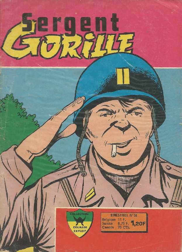 Scan de la Couverture Sergent Gorille n 58